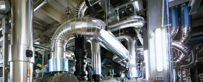 Chaudière réseau de chaleur pour l'analyse des énergies